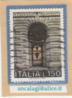 USATI ITALIA 1976 - Ref.0358i "AVVOCATURA DELLO STATO" 1 Val. - - 1971-80: Used