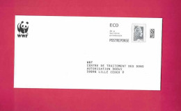 WWF - France - Entier Postal Eco Postréponse - Protezione Dell'Ambiente & Clima