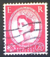 Great Britain, Scott #357, Used(o), 1959, Wilding: Queen Elizabeth II, 2½d, Scarlet - Oblitérés