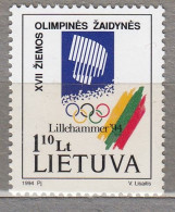 LITHUANIA 1994 Olympic Games  MNH(*) Mi 545-546 # Lt784 - Lituanie