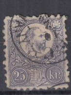 ⁕ Hungary 1871 ⁕ Franz Josef  25 Kr. ⁕ 1v Used / (unchecked) - See Scan - Gebraucht