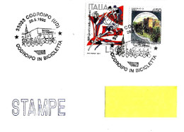 ITALIA ITALY - 1995 CODROIPO (UD) Manifestazione Codroipo In Bicicletta (Banca Ambrosiana) Su Busta Viaggiata - 9051 - 1991-00: Poststempel