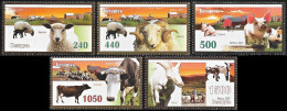 Belarus 2007, Farm Animals - 5 V. MNH - Hoftiere