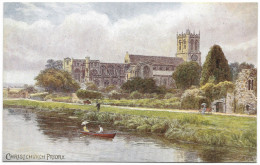 Christchurch Priory By A R Quinton - Unused C1919 - J Salmon 930 - Quinton, AR