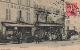 Suresnes * 1907 * Hôtel De L'Espérance & Commerce Magasin , Place Henri IV - Suresnes