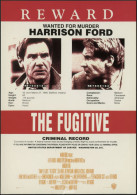 THE FUGITIVE "Harrison Ford" - Affiches Sur Carte