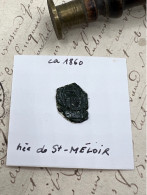 CACHET CIRE ANCIEN - Sigillographie - SCEAUX - WAX SEAL - Ca 1860 Née De SAINT MÉLOIR - Sellos