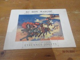 Boekje Au Bon Marche étrennes Jouets - Au Bon Marché