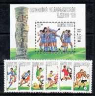 HUNGARY 1986  MICHEL NO 3814A-19A ;BL.183A MNH - 1986 – México