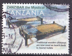 # Tansania Marke Von 2016 O/used (A5-5) - Tanzania (1964-...)