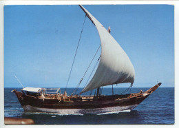 KENYA * CPM 10,20 X 14,60 Cm * ARAB DHOW ( Boutre Arabe Bateau Petit Voilier ) Voyagé Années 70 Depuis Le Kenya - Kenya