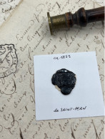 CACHET CIRE ANCIEN - Sigillographie - SCEAUX - WAX SEAL - Ca 1855 De SAINT PERN - Seals