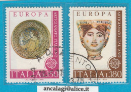 USATI ITALIA 1976 - Ref.0361A "ARTIGIANATO ITALIANO" Serie Di 2 Val. - - 1971-80: Used