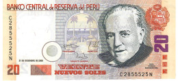 PERU P176c 20 NUEVOS SOLES 21.12.2006 #C/N    UNC. - Perú