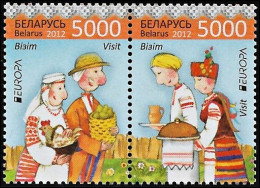 Belarus 2012, Europa CEPT - 2 V. MNH - 2012