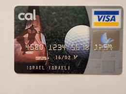 ISRAEL-CALL VISA ELECTRON-(4580-1234-5678-1234)(A Special Rare Experimental Card)-(J)-(16.01.02)-Good Card - Credit Cards (Exp. Date Min. 10 Years)