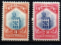 1929 - San Marino 153/54 Castelli ++++++ - Nuevos