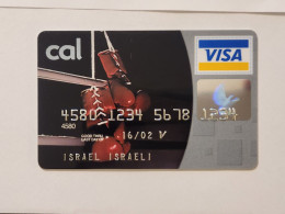 ISRAEL-CALL VISA ELECTRON-(4580-1234-5678-1234)(A Special Rare Experimental Card)-(K)-(16.01.02)-Good Card - Credit Cards (Exp. Date Min. 10 Years)