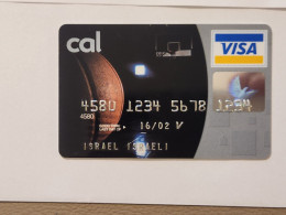 ISRAEL-CALL VISA ELECTRON-(4580-1234-5678-1234)(A Special Rare Experimental Card)-(L)-(16.01.02)-Good Card - Credit Cards (Exp. Date Min. 10 Years)