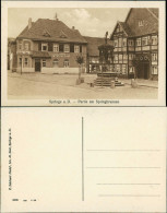 Ansichtskarte Springe Gasthaus Deutsches Haus 1924  - Springe
