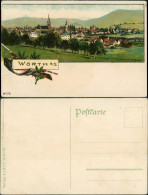 CPA Wörth An Der Sauer Wœrth Blick Auf Die Stadt 1912 - Wörth