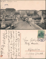 Ansichtskarte Kreuzberg-Berlin Oranienplatz - Straßenbahn 1914 - Kreuzberg