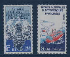 TAAF, **,  N° Yv 120, 121, Mi 212, 213, SG 212, 213, Navire D'Assistance Et De Ravitaillent + Navire De Liaison, - Unused Stamps