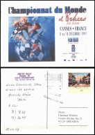 Schach (Chess) Motivkarte Championnat Du Monde CANNES FRANCE 2007/1997 - Contemporanea (a Partire Dal 1950)