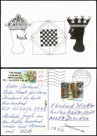 Ansichtskarte  Schach (Chess) Motivkarte Schachbrett-Muster 2005 - Contemporain (à Partir De 1950)