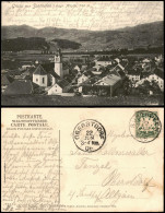 Ansichtskarte Sonthofen Panorama-Ansicht 1906/1905 Oberstdorf (Ankunftsstempel) - Sonthofen