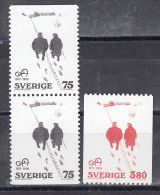 Schweden 1977 - 100. Geburtstag Von Oskar Andersson, Mi-Nr. 981Do/Du+982C, MNH** - Ongebruikt