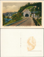 Ansichtskarte Marienberg Im Erzgebirge Harrafelsen Mit Dem Körnerkreuz 1928 - Marienberg