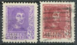 SPAIN,  1938, FERDINAND THE CATHOLIC STAMPS SET OF 2, # 659/60, USED. - Gebraucht