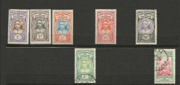 OCEANIE   N° Y&T 48-52. Timbres Neufs Avec Charnière N° 47-51-55 Sans Gomme,56-57 Oblitérés.  A7 - Unused Stamps