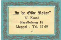 Dutch Matchbox Label, MEPPEL - Drenthe, In De Olde Roker, N. Kraal, Holland, Netherlands - Boites D'allumettes - Etiquettes