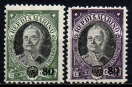 1936 - San Marino 206/07 Soprastampati ++++++ - Unused Stamps