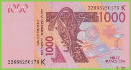 Voyo SENEGAL 1000 Francs 2003/2022 P715Kv B121Kv K UNC - Senegal