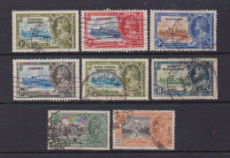 SILVER  JUBILEE    1935    8 Various Stamps    USED - Collections (sans Albums)