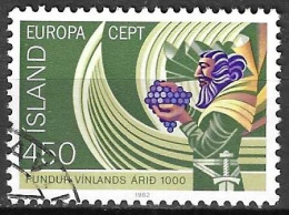 ISLANDA - 1982 - EUROPA - 450 A - USATO ( YVERT 535 - MICHEL 579) - Used Stamps