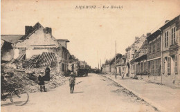 Ribemont * La Rue Blondel * Bombardement Ww1 Guerre 1914 1918 - Autres & Non Classés