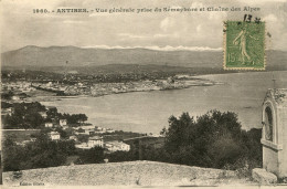 CPA - ANTIBES - VUE GENERALE PRISE DU SEMAPHORE ET CHAINE DES ALPES  - Antibes - Altstadt