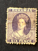 BAHAMAS   SG 31  6d Deep Violet  FU - 1859-1963 Colonia Británica