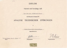 36590# ARBED ACIERIES BURBACH EICH DUDELANGE ESCH BELVAL DIPLOM ANALYSE TECHNISCHER STÖRUNGEN 1977 DOMMELDINGEN LUXEMBOU - Luxembourg