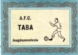 Dutch Matchbox Label, A. F. C. TABA - Jeugdcomisssie, Football, Holland, Netherlands - Boites D'allumettes - Etiquettes