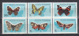 Romania 1985 - Papillons, Mi-Nr. 4159/64, MNH** - Neufs