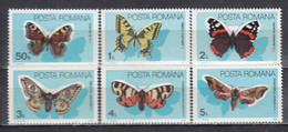 Romania 1985 - Papillons, Mi-Nr. 4159/64, MNH** - Ungebraucht