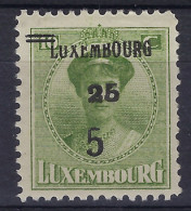 1925 LUXEMBOURG PREO Nr. 147  CHARLOTTE ** MNH Avec Curiosité " Défaut En Haut De L'impression " ; Voir 2 Scans! LOT 286 - Prematasellados