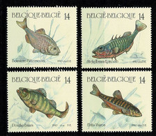 Belg. 1990  OBP/COB 2383/86**,  Yv. 2383/86**, Mi 2435/38** MNH - Vissen / Poissons/ Fishes - Unused Stamps