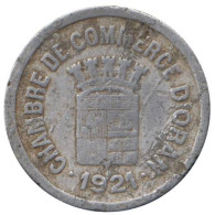 ALGERIE - Oran - 01.01 - Monnaie De Nécessité - 5 Centimes 1921 - Monetary / Of Necessity