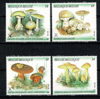 Belg. 1991 OBP/COB  2418/21**, Mi 2470/73** MNH Paddestoelen /Champignons /Mushrooms - Nuovi